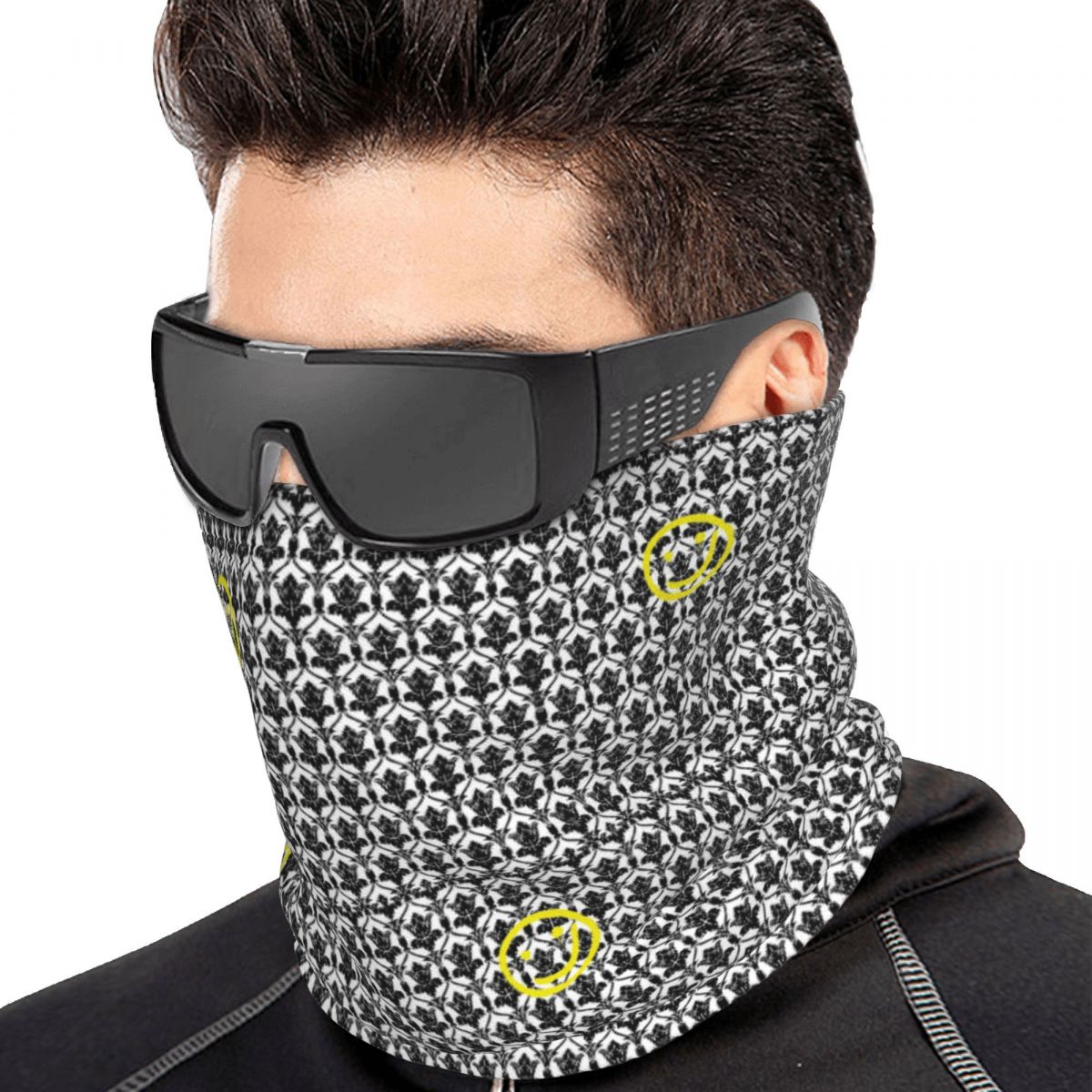 Neck Gaiter Face Cover - Desain Wallpaper Sherlock, Penutup Leher Elastis
