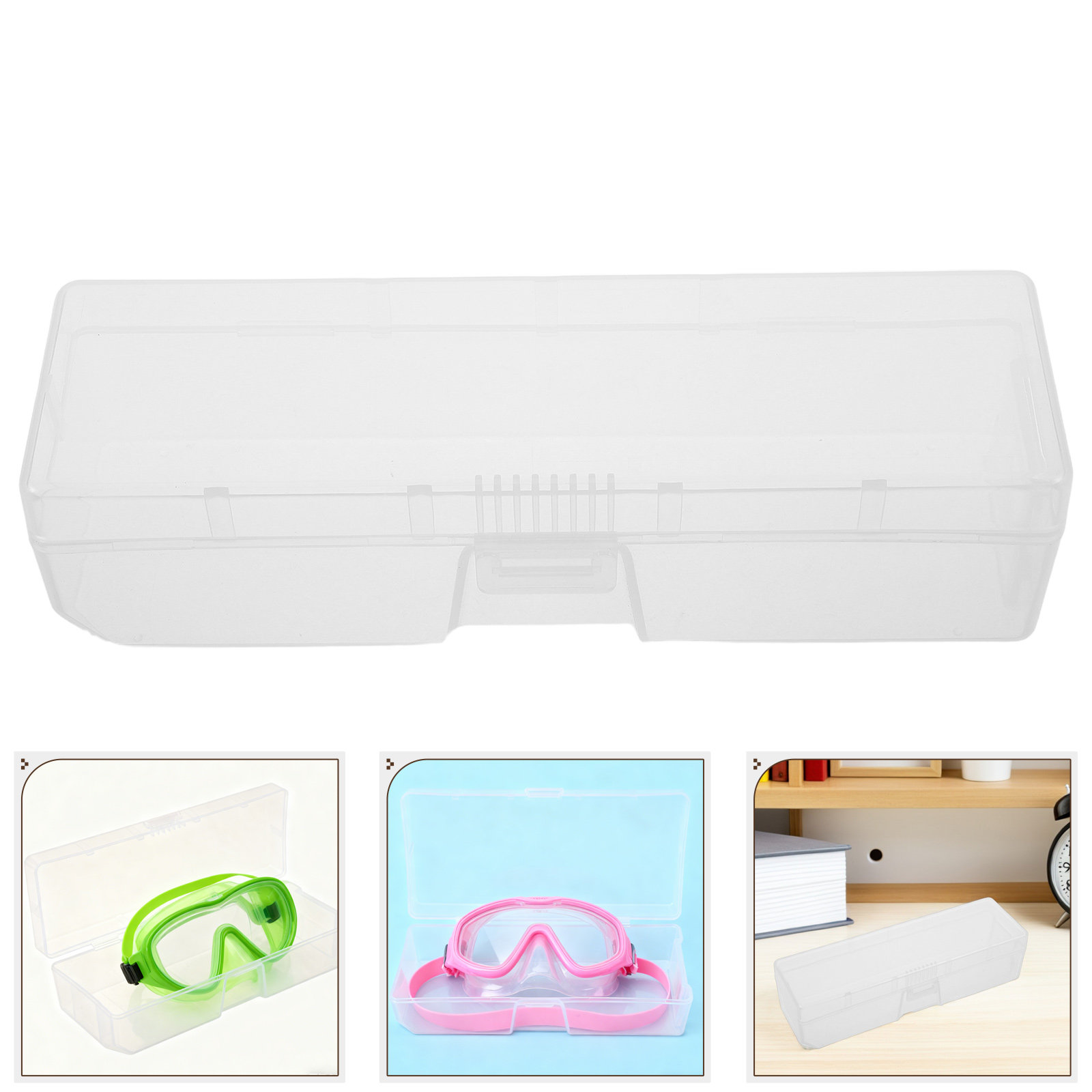 Mask Case Hard Shell - Kotak Penyimpanan Masker Snorkel, Pelindung untuk