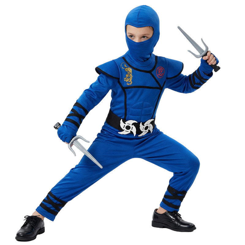 Kostum Ninja Hitam dan Biru un - Black Face Mask Pack ulasan dan harga