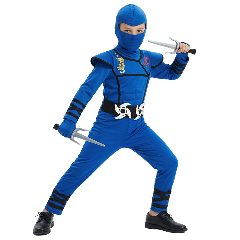 Kostum Ninja Hitam dan Biru un - Black Face Mask Pack ulasan dan harga