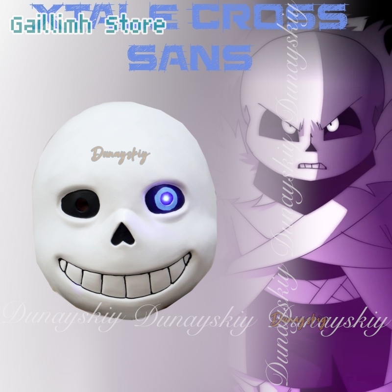 UNDERTALE Game XTALE Cross San - Black Face Mask Pack ulasan dan harga