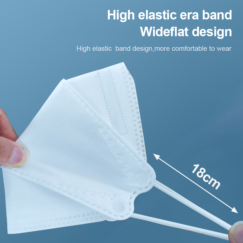 10-200pcs Masker Ikan FPP2 KN9 - Disposable Surgical Mask ulasan dan harga