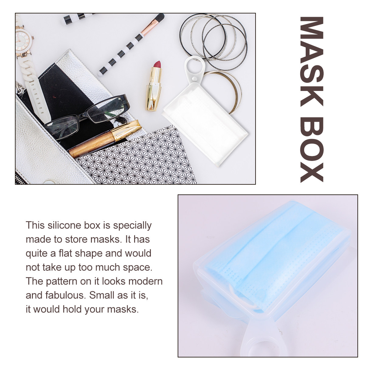 2 Buah Kotak Penyimpanan Maske - Face Mask Storage Box ulasan dan harga