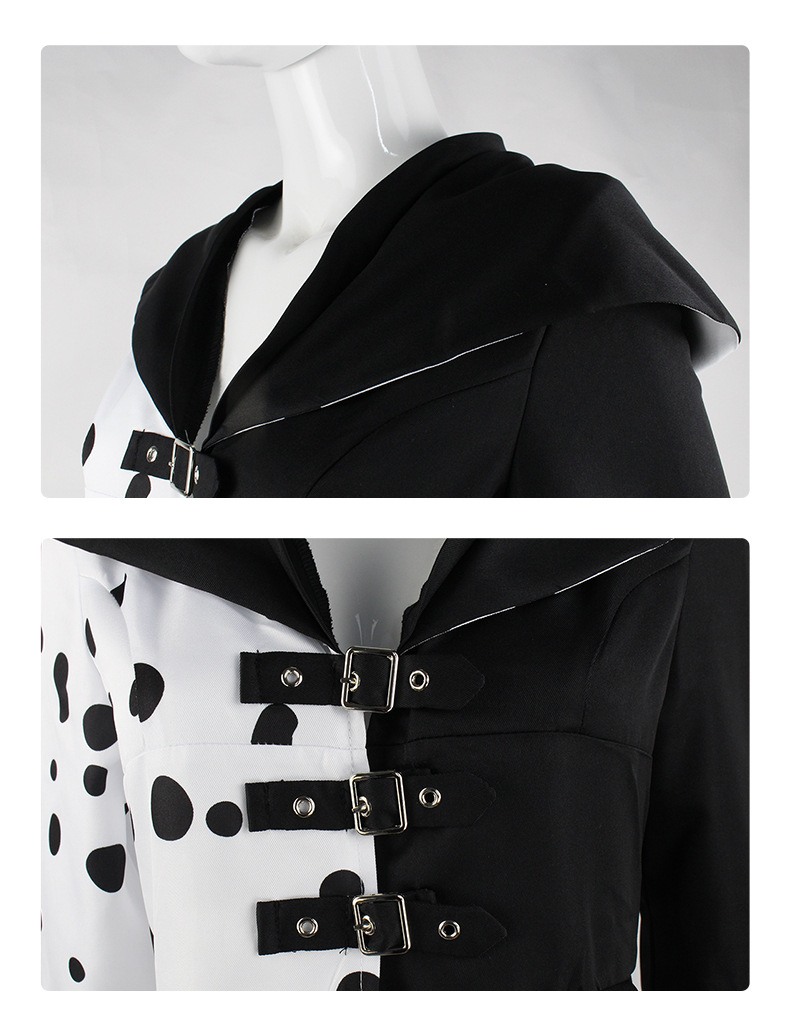Set Kostum Cosplay Cruella Ter - Black Face Mask Pack ulasan dan harga