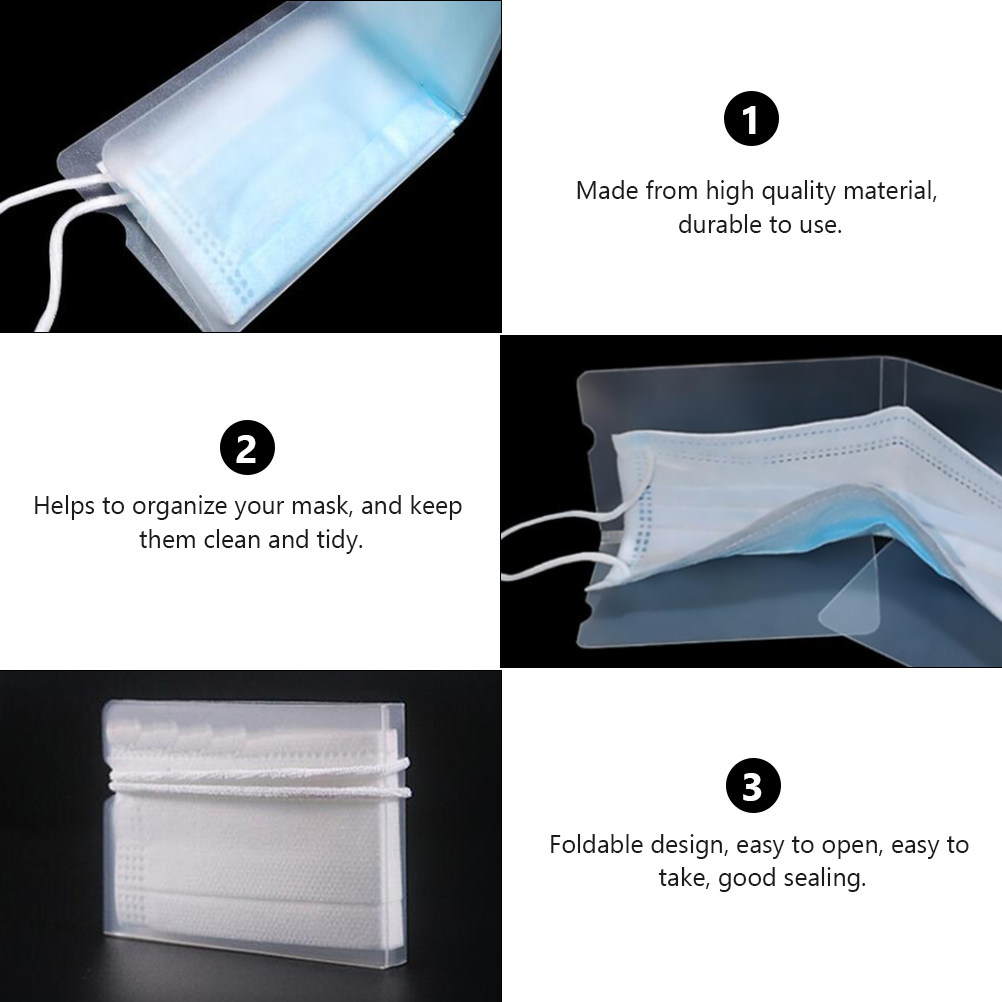 4 Buah Kotak Penyimpanan Maske - Face Mask Storage Box ulasan dan harga